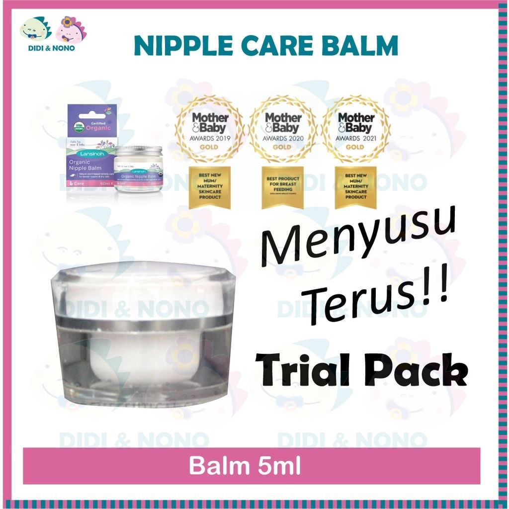 Lansinoh Organic Nipple Balm 60ml Krim Untuk Puting Ibu Luka keperluan safety for baby and mum direct feeding
