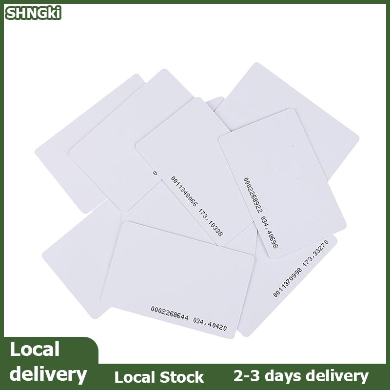 SHNGki Local Delivery 10 cái tk4100 125Khz RFID thẻ gần ID Thẻ Thẻ Thẻ tag thẻ chìa khóa cho hệ thống kiểm soát truy cập và thẻ tham dự