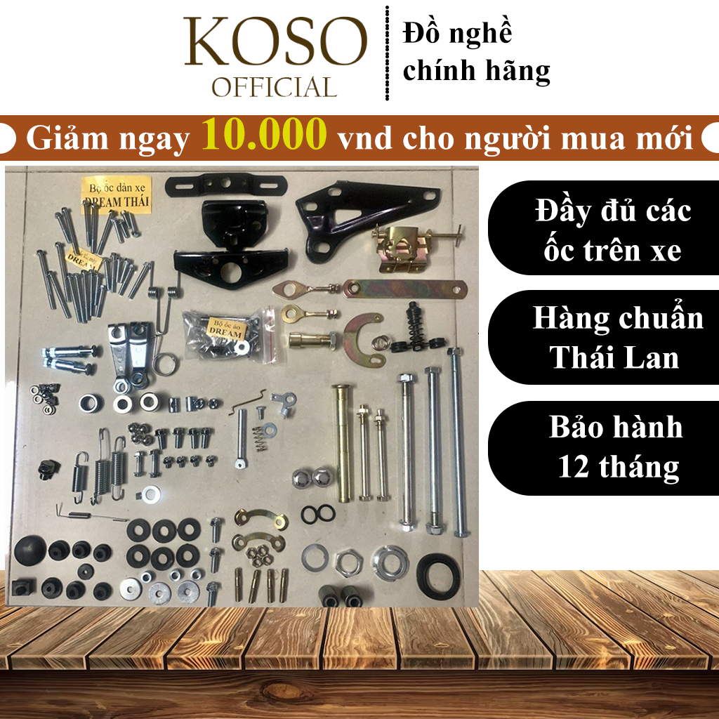 Bộ ốc dream thái/dream việt xịn đầy đủ các chi tiết trên xe .full hàng zin 100%