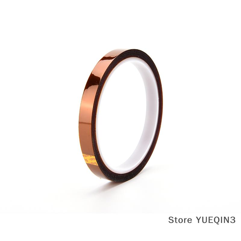 Store YUEQIN3 1PC 10mm x 33m 100ft Chịu nhiệt nhiệt độ cao polyimide Băng