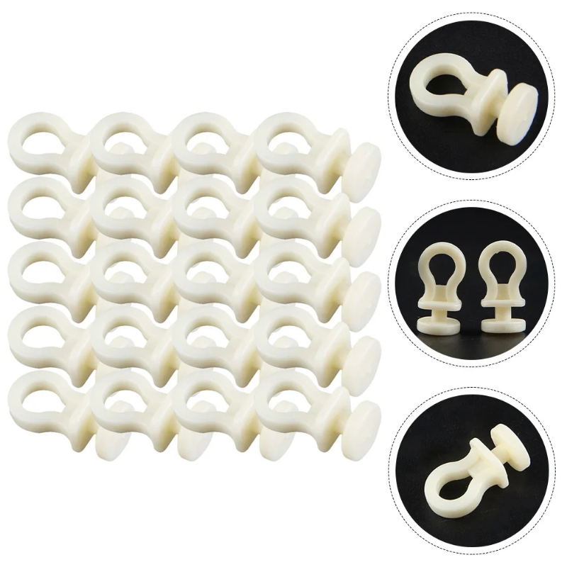 【A Simple】 Curtain Track Rollers Track Roller Parts Fittings Sliding Wheel Pulley Drapery Runner Silent Glider with Hook for Cloth Supply