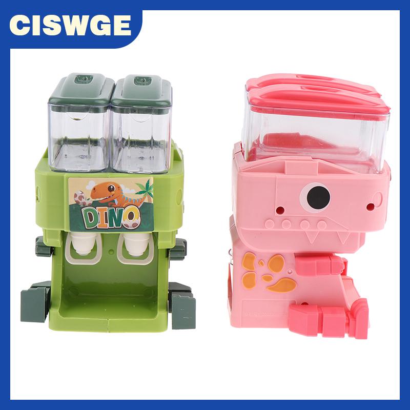 CISWGE Phim Hoạt Hình Khủng Long Nước Dispenser Đồ Chơi Dễ Thương Nước Nước Trái Cây Sữa Uống Đài Phun Nước Mô Phỏng Nhà Bếp Đồ Chơi Uống Máy Cho Trẻ Em