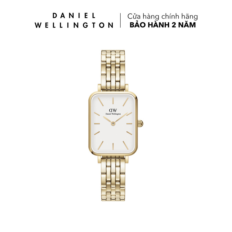 Đồng hồ nữ daniel wellington dây kim loại - 5-link quadro link 20x26mm dw00100622
