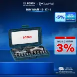 Bộ vặn vít đa năng Bosch 46 món