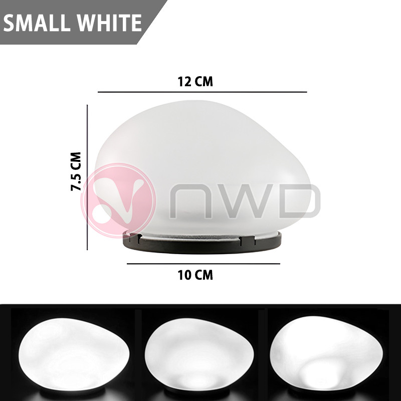 《 𝗚𝗔𝗥𝗗𝗘𝗡 𝗔𝗨𝗥𝗔 》 Artificial Pebble Stone Solar Lamp Outdoor LED Lawn Night Light Lampu Batu 鹅卵石灯 NWD