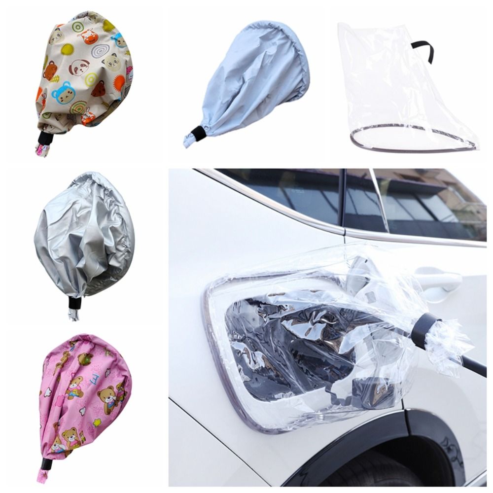 VEROM Chống bụi Nắp che mưa cổng sạc EV Từ tính Chống mưa Nắp cổng cắm sạc EV từ tính Phích cắm sạc EV Toàn diện Bộ bảo vệ sạc điện xe hơi từ tính Phụ Kiện Xe Hơi