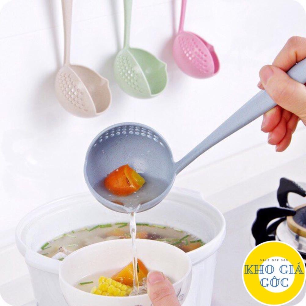 Muỗng múc canh, lẩu lúa mạch 2 trong 1 đa năng