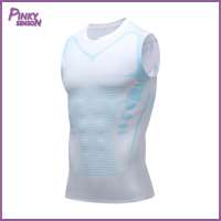Yoewre Men Belly Shaping Vest Heat Retention Body Shaper Mens Quick-drying Compression Tank Top for Gym and Running Slim Fit High Elasticity Figure Shaping Favorite