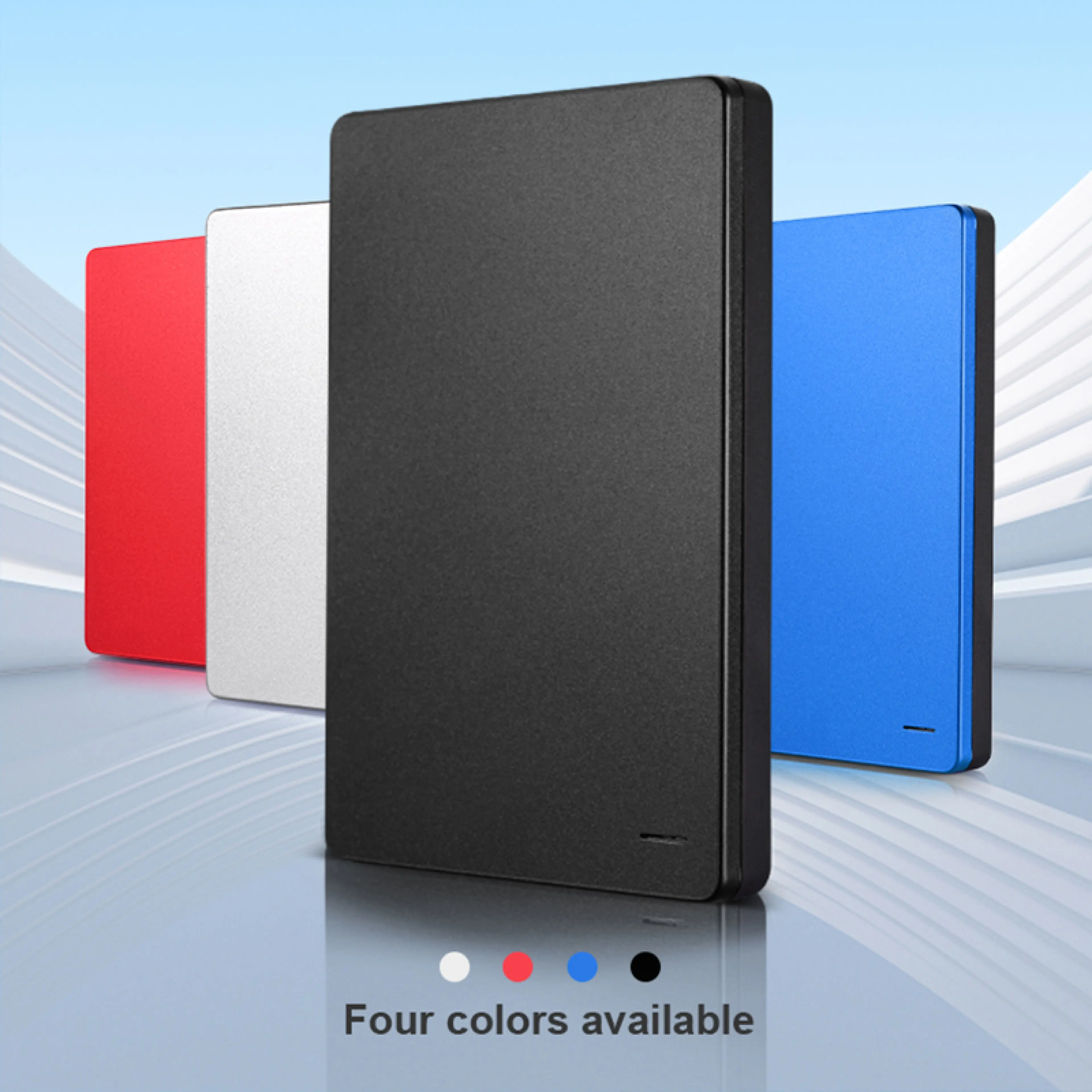 6TB HD pportable HD External State Drive USB3.0ความเร็วสูง External HDD Metal 500GB decives จัดเก็บข้อมูลสำหรับแล็ปท็อปพีซี MacBook PS4 PS5 - รูปที่ 1