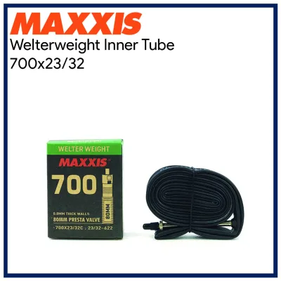 Maxxis Inner Tube Welter Weight (48mm / 60mm / 80 mm) for Road Bicycle Tyre and Cycling