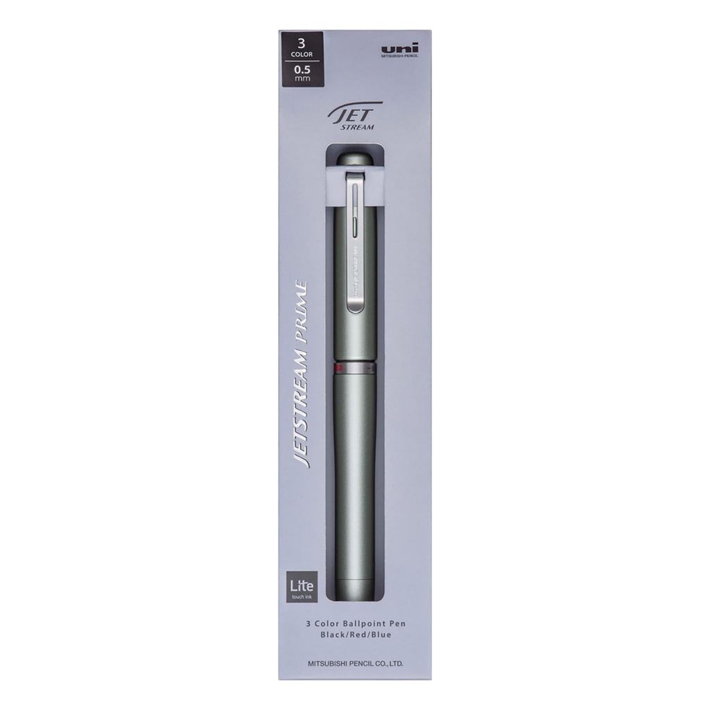 Uni JETSTREAM PRIME ปากกา 3 สี/SXE3-LPRQ-05/Quiet Colour/หมุนออกไส้/2 สี/นำเข้าญี่ปุ่น
