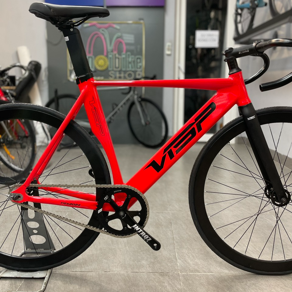 Xe đạp fixed gear VISP TRX2024 càng carbon