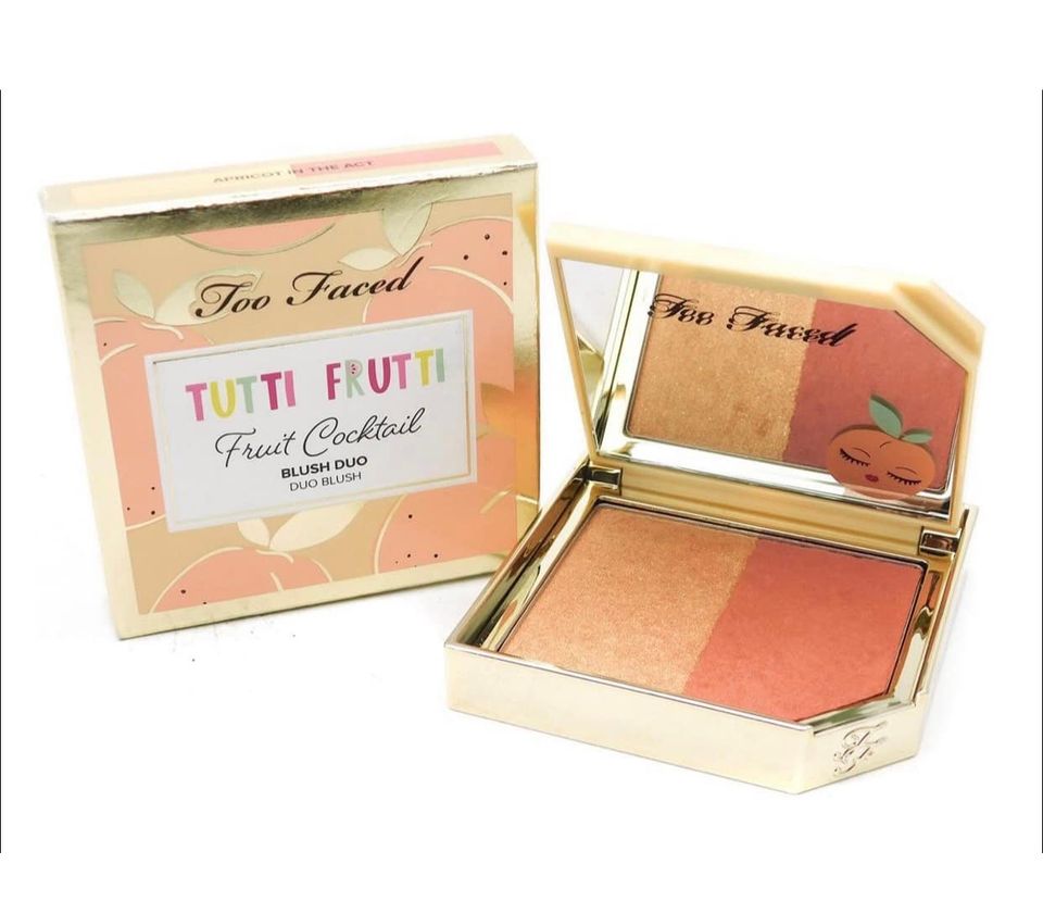Bảng phấn má too faced fruit cocktail blush duo - sản phẩm rất đáng để trải nghiệm nhé cả nhà, đảm bảo sản phẩm đang hot trên thị trường hiện nay