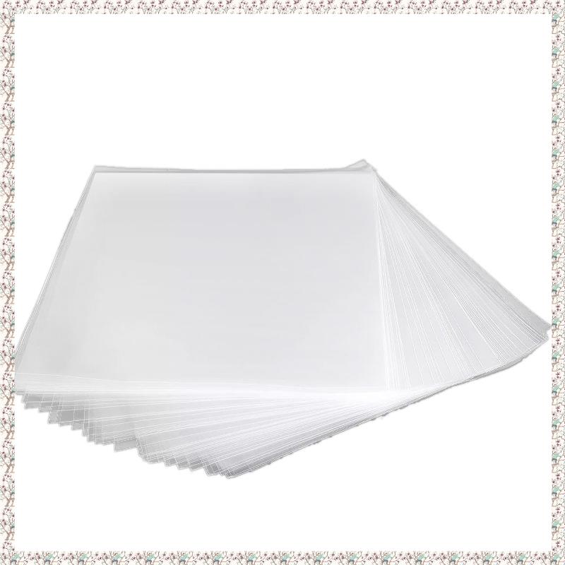 50PCS OPP Gel Record Protective Cover for Turntable Player LP Vinyl Record Bag