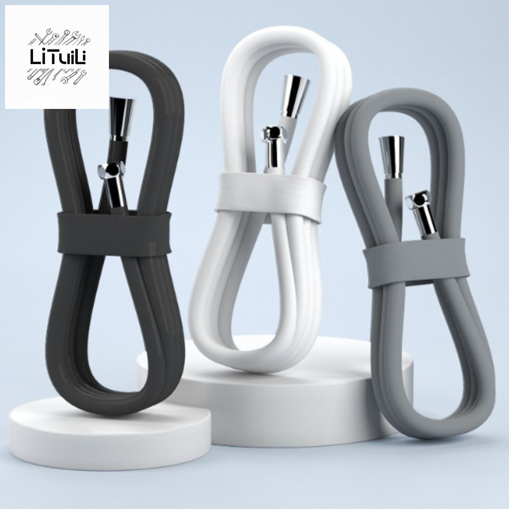 LITUILI Silicone Ống vòi hoa sen silicon Bộ Vòi Hoa Sen Mềm Ống đa năng Làm sạch Đơn giản Vòi hoa sen phun nước Phòng tắm