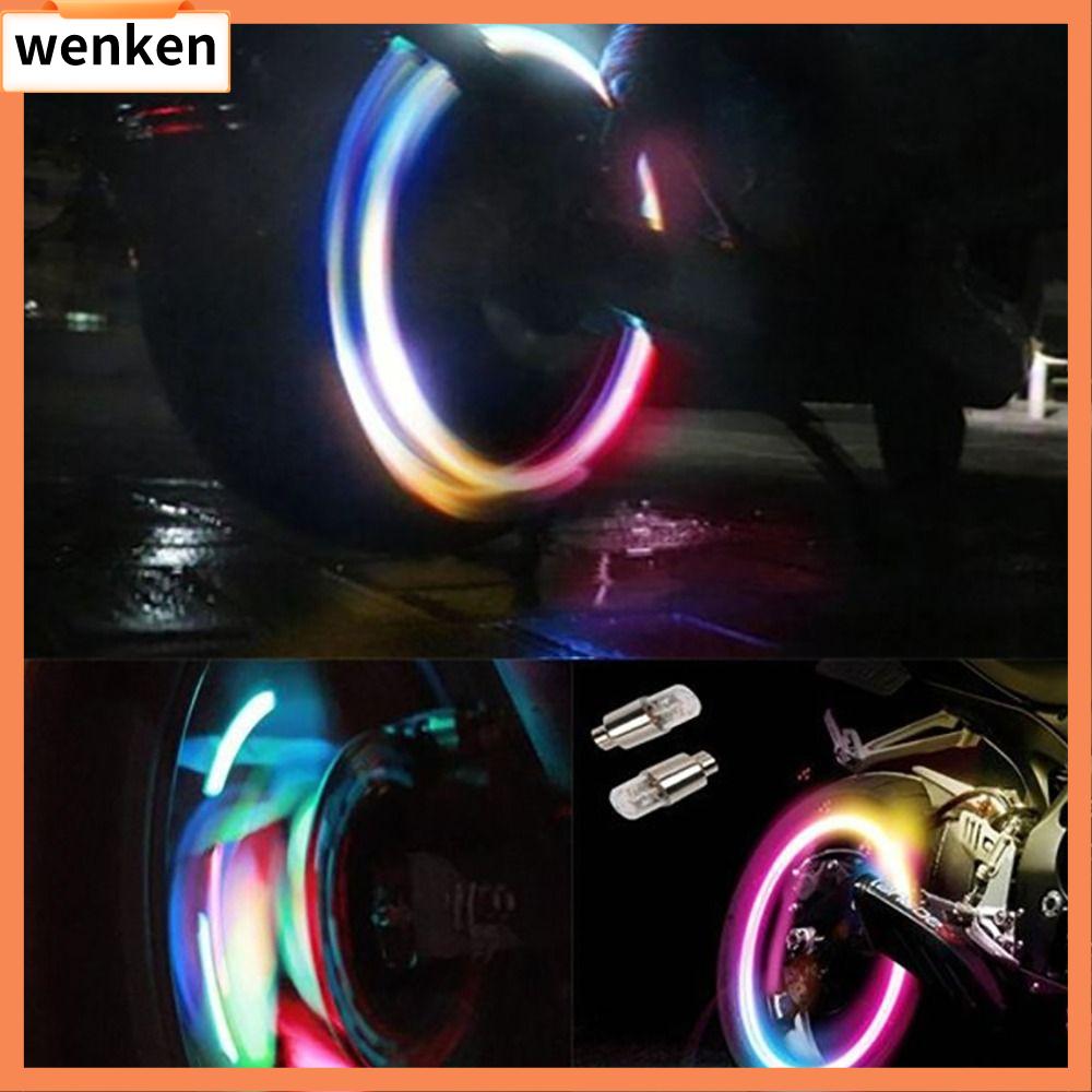 WENKEN Không thấm nước Đèn van lốp xe Nhấp nháy Phổ thông LED thân van Thay thế Đèn bánh xe