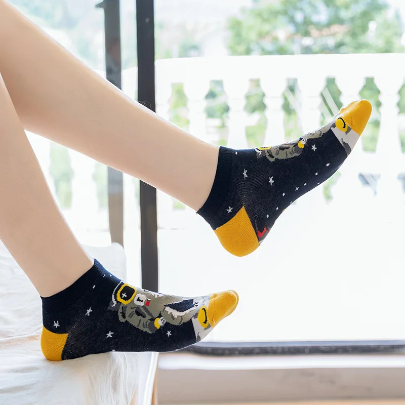 {UIP} Socks Men's Invisible Short Summer Socks Quality Business Casual spring Color Combed cotton Boat Socks