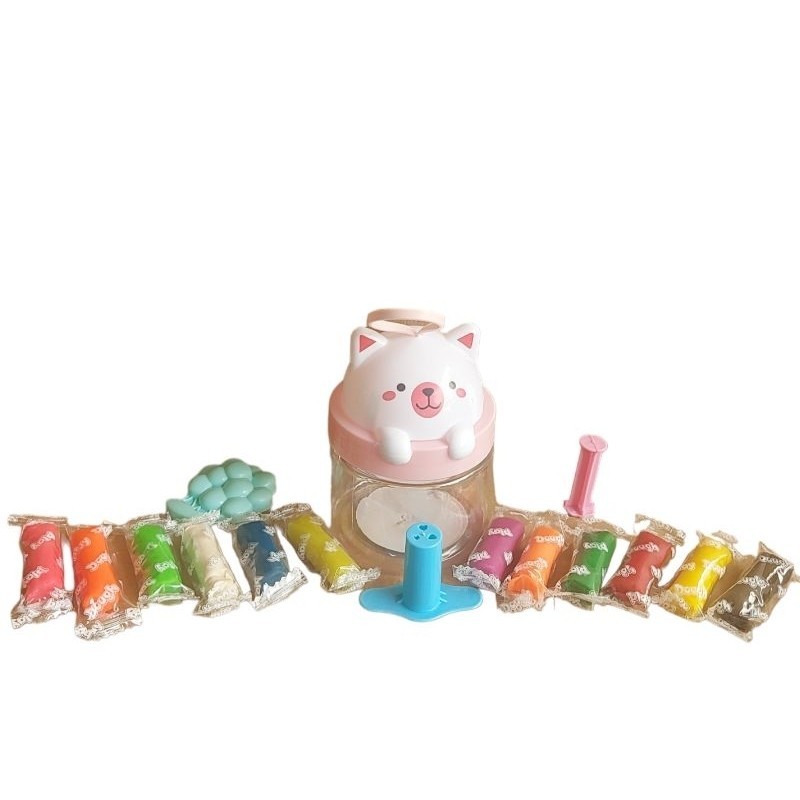 PlayDough/Clay isi 12 || Platisin/Malam Mainan Playdoh