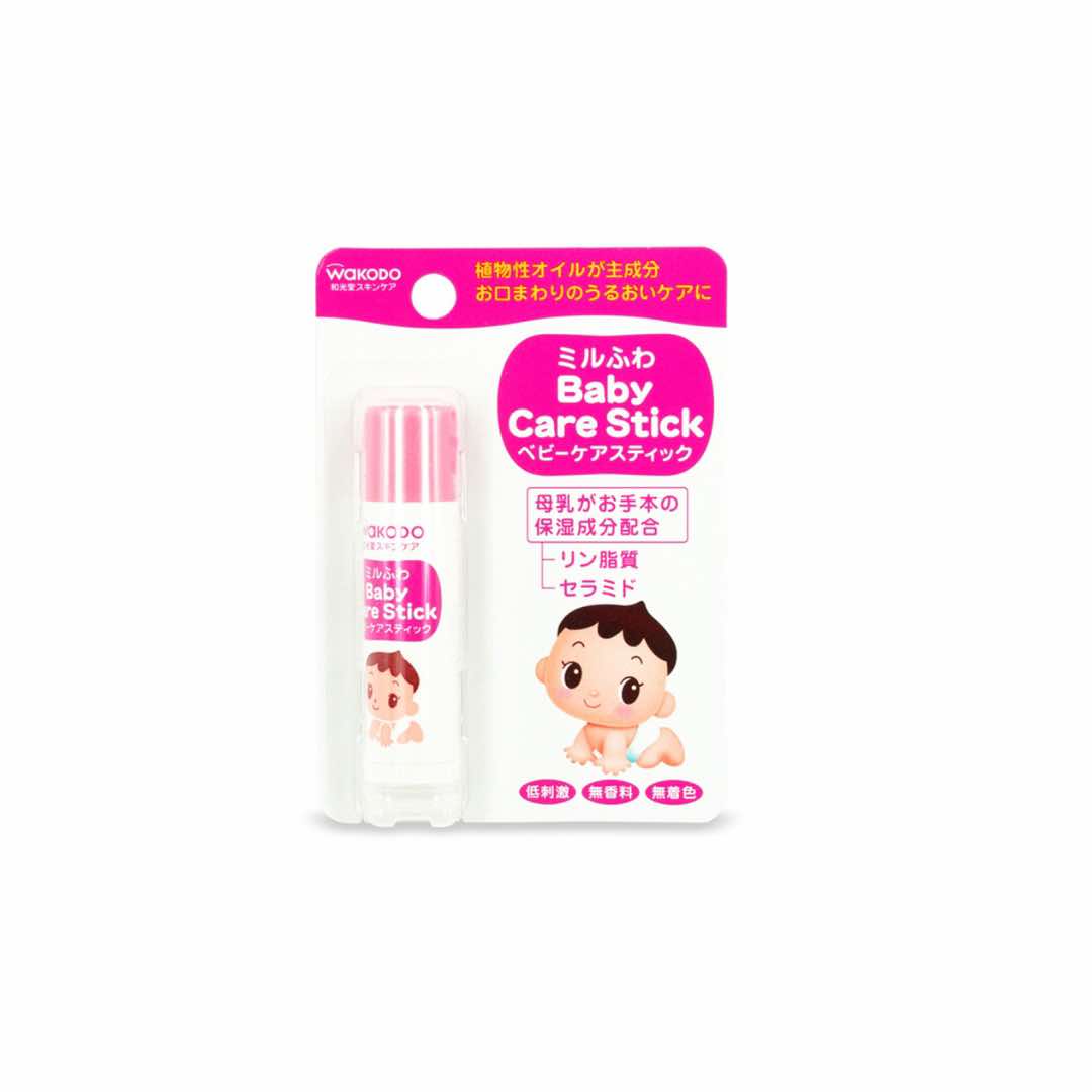 [HCM] SON DƯỠNG MÔI CHO BÉ SƠ SINH WAKODO DƯỠNG ẨM MỀM MỊN, BẢO VỆ LÀN DA BÉ (THỎI 10G)- HÀNG NHẬT NỘI ĐỊA