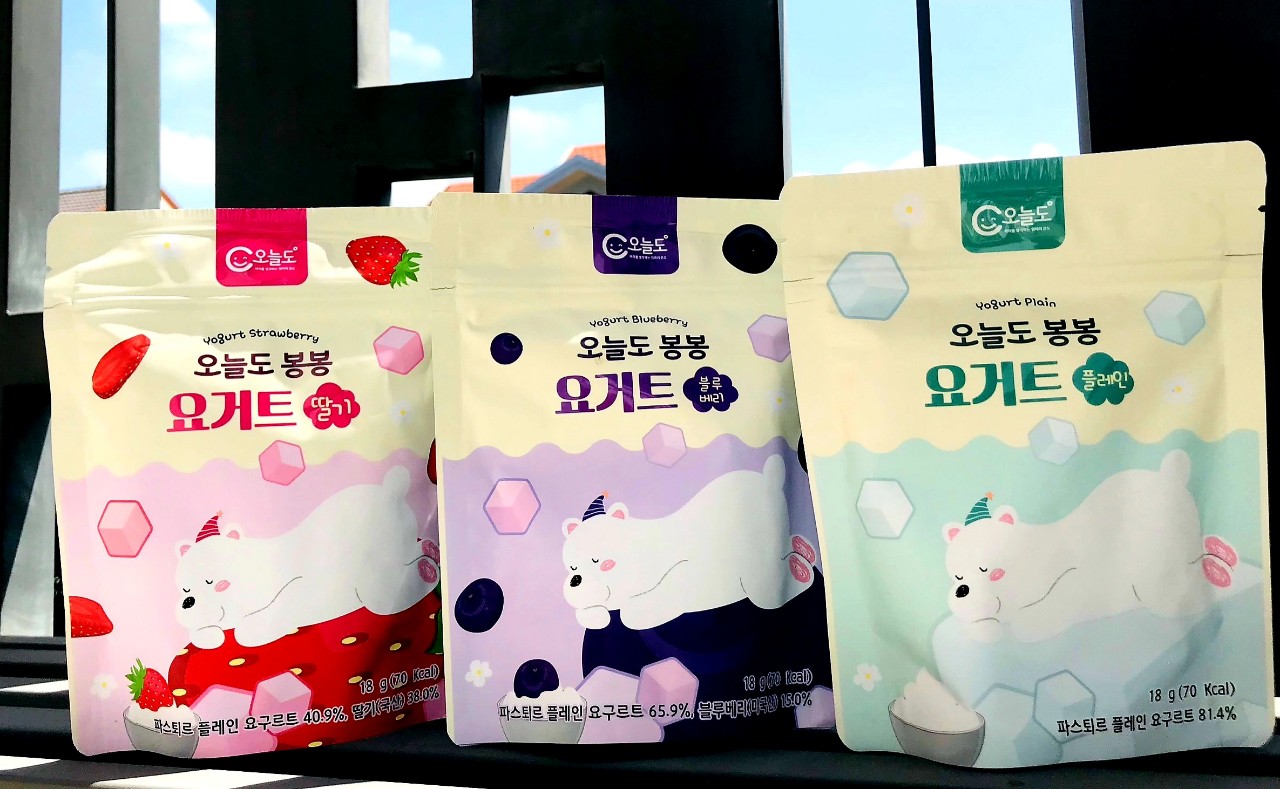 Sữa chua khô trái cây Bong Bong Hàn Quốc 18g
