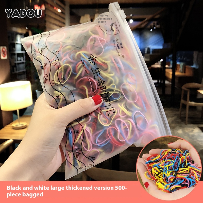 YADOU ยางรัดผมเด็กทนทานยืดหยุ่นสูงไม่ทำลายผมแพ็คลำลอง ราคา 44 บาท*ส่งฟรี
