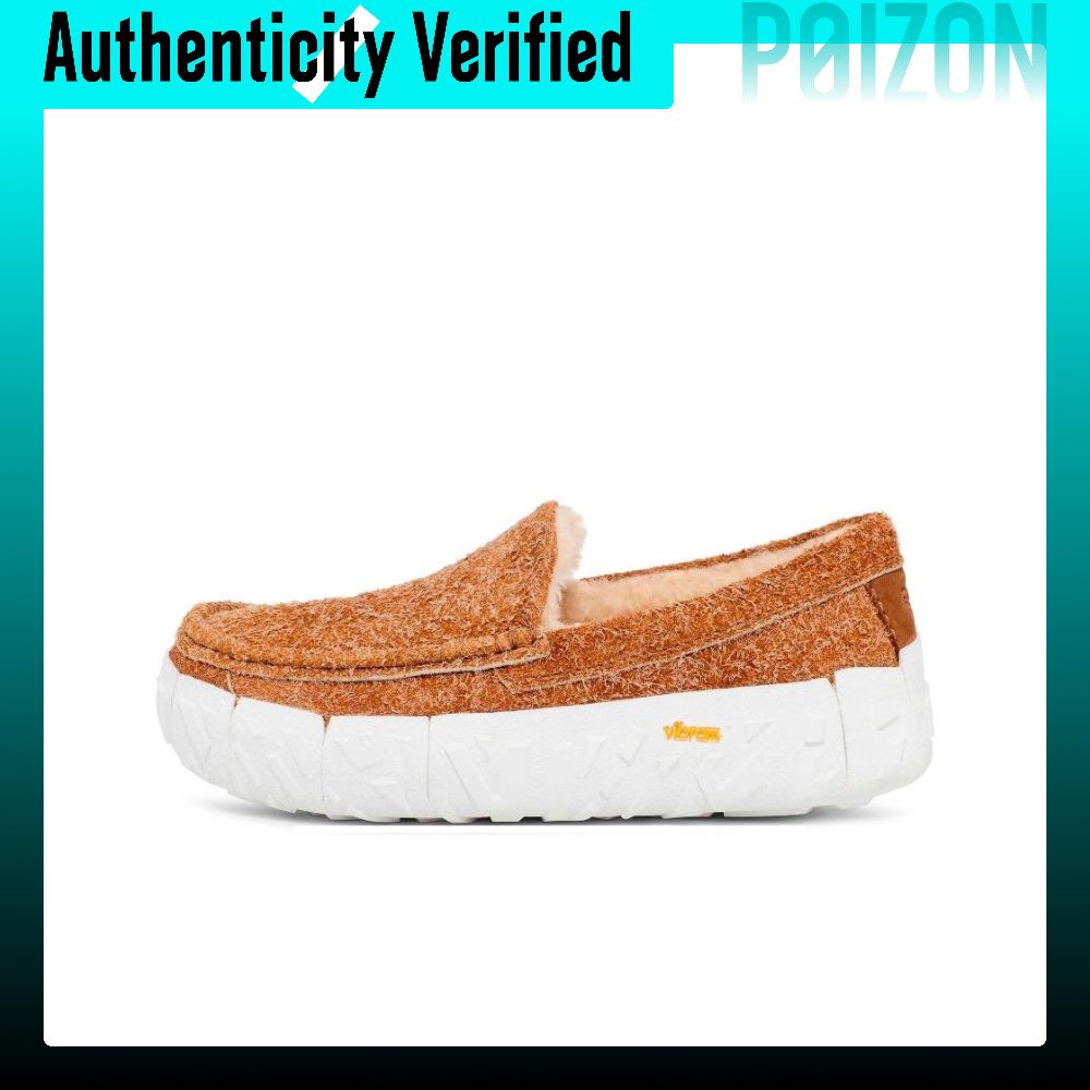 รองเท้าผู้ชาย Ugg Ascot Wrap Tech Suede Loafers ผู้ชาย สีเหลือง สีน้ำตาล 1167670-CHE ราคา 40,000 บาท*ส่งฟรี