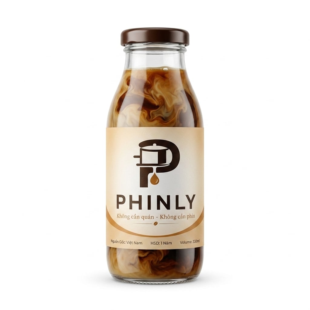 Cà Phê Sữa Đá Chai PHINLY