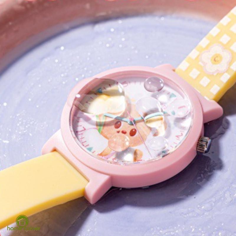 Bơ dễ thương Gấu thạch anh Đồng hồ cho trẻ em - Thiết kế động vật hoạt hình Giá  270,000 Đồng*Miễn phí vận chuyển
