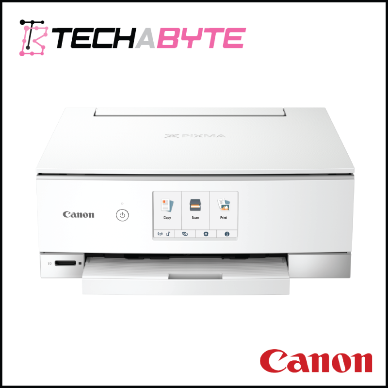 (2-HRS) Canon PIXMA TS8370 Wireless Photo All-In-One with Large 4.3” Touch-Screen and Auto Duplex Printer Singapore
