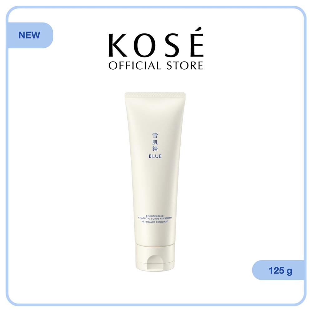 Sekkisei Blue Charcoal Scrub Cleanser 125g ราคา 1,100 บาท*ส่งฟรี