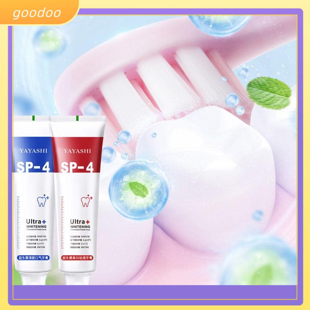 GOODOO Làm sạch răng Sửa chữa răng Loại bỏ mảng bám vết bẩn sâu Làm Trắng Răng Làm sáng da Kem đánh răng Probiotic SP-4 Hơi thở tươi mát