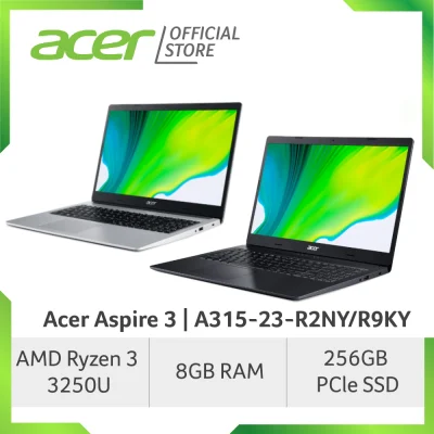 Acer Aspire 3 A315-23-R2NY/R9KY(Silver/Black) 15.6 Inch FHD Laptop with Ryzen Processor and 8GB RAM