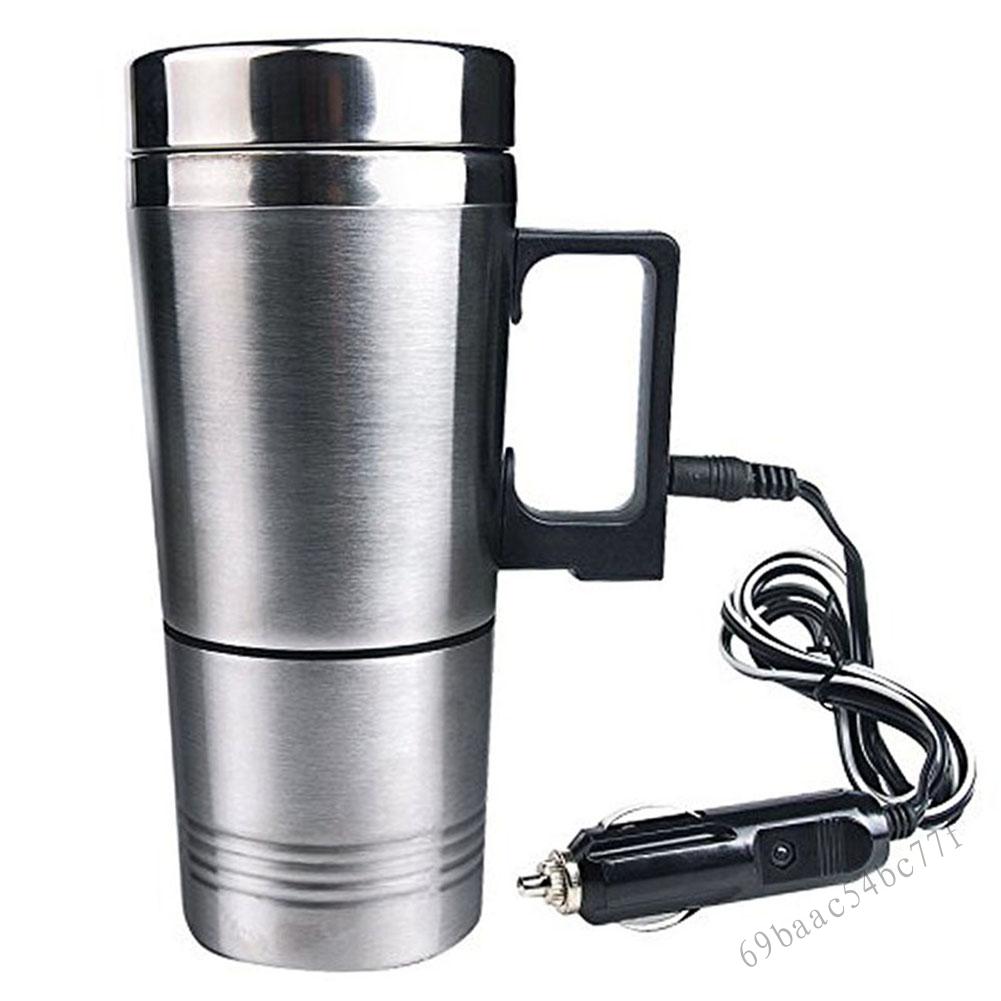 Máy Nước Nóng Cốc Xe Ô Tô Điện Làm Nóng Thép Không Gỉ Thuốc Lá Trên Xe Ô Tô Làm Nóng Cốc GUY-VN