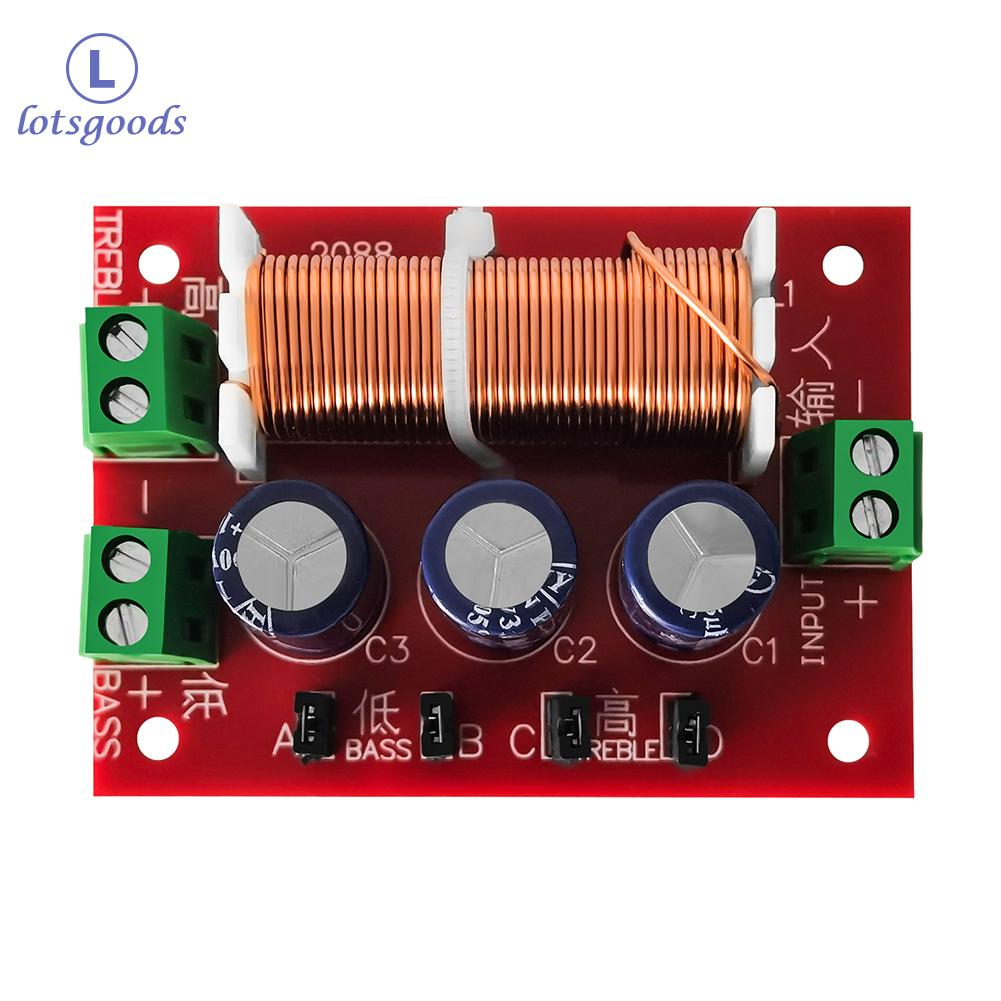 YLY-2088 2 cách chéo Bộ lọc mô-đun điều chỉnh loa âm thanh Bộ chia tần số toàn dải treble bass hàn miễn phí