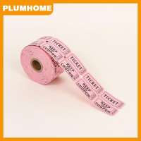PLUMHOME ตั๋วจับฉลากสีสันสดใสแบบม้วนคู่ตั๋วเข้าชมเกมตั๋วสำหรับกิจกรรมงานเทศกาลรางวัลในชั้นเรียน1000ชิ้น