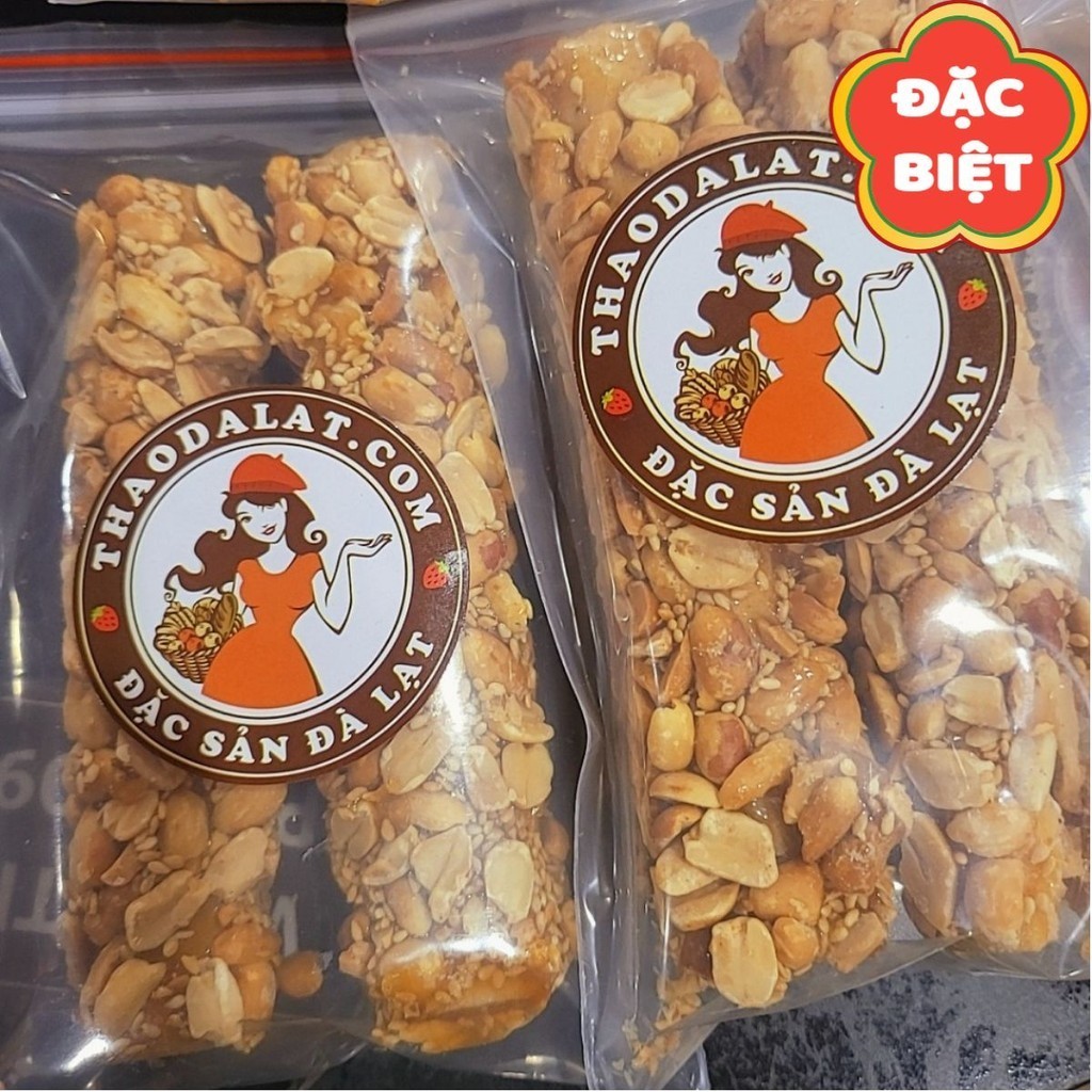 Kẹo đậu phộng ống sấy giòn, siêu nhiều đậu, siêu ngon, giòn tan, thơm nức - Đặc sản Thảo Đà Lạt