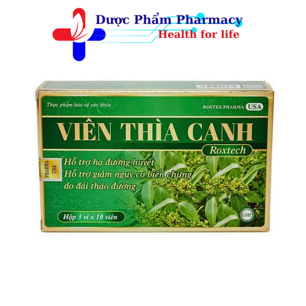 Viên Cao Thìa Canh Roxtech cao mướp đắng, linh chi giúp hạ đường huyết, giảm tiểu đường - Hộp 30 viên