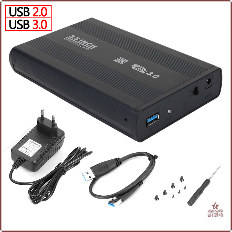 [Op103] alloyseed 3.5 "vỏ HDD Dock SATA để USB 3.0 2.0 Ổ đĩa cứng gắn ngoài Bộ chuyển đổi có vỏ bao 3.5" USB3.0 USB2.0 Ổ cứng HD SSD hộp