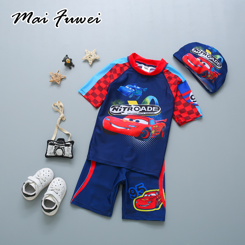 MAIFUWEI สินค้ามาใหม่ ชุดว่ายน้ำเด็กหญิง ชุดว่ายน้ำเด็กชาย ชุดว่ายน้ำชาย Fashion ทนทาน หรูหรา ง่ายๆ KYQ2451AKG 22Z240527 ราคา 89 บาท*ส่งฟรี