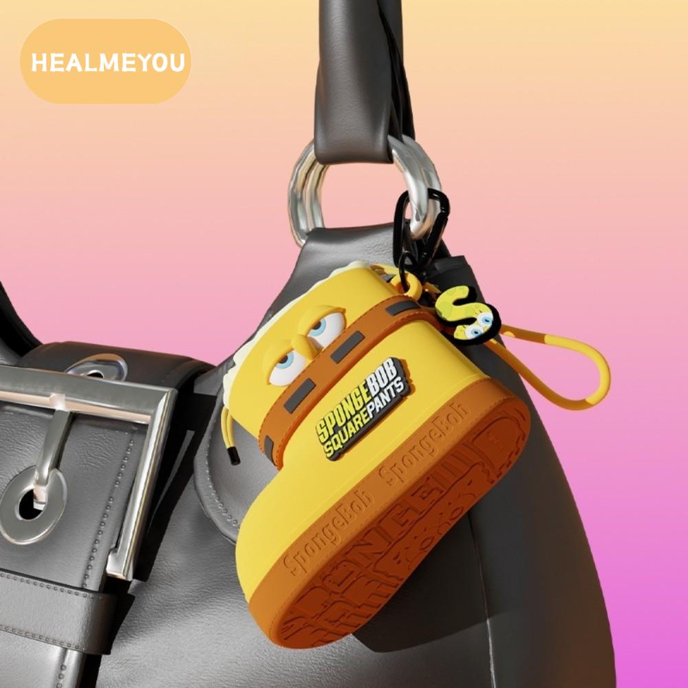 HEALMEYOU กัปตันคราบส์ จี้กระเป๋า SpongeBob SquarePants หนวดปลาหมึก สายรัด กระเป๋าหูฟังซิลิโคนแพทริคสตาร์ น่ารัก ซิลิโคน กระเป๋ารูปรองเท้าฝน กลางแจ้ง ราคา 253 บาท*ส่งฟรี