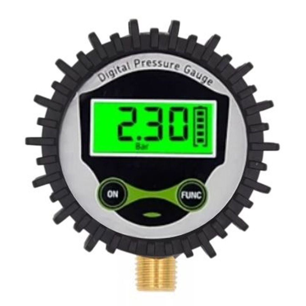 JESS 0-250psi Đồng hồ đo áp suất lốp kỹ thuật số Chính xác Di động Van đo áp suất ngắn Công cụ kiểm tra Máy kiểm tra Đồng hồ đo áp suất áp kế LCD Xe hơi - 2