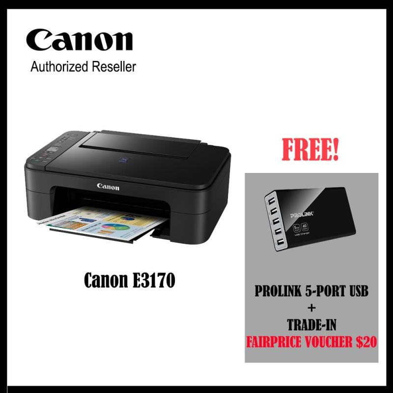 Canon PIXMA E3170 Stylish Wireless All-in-One Printer Singapore