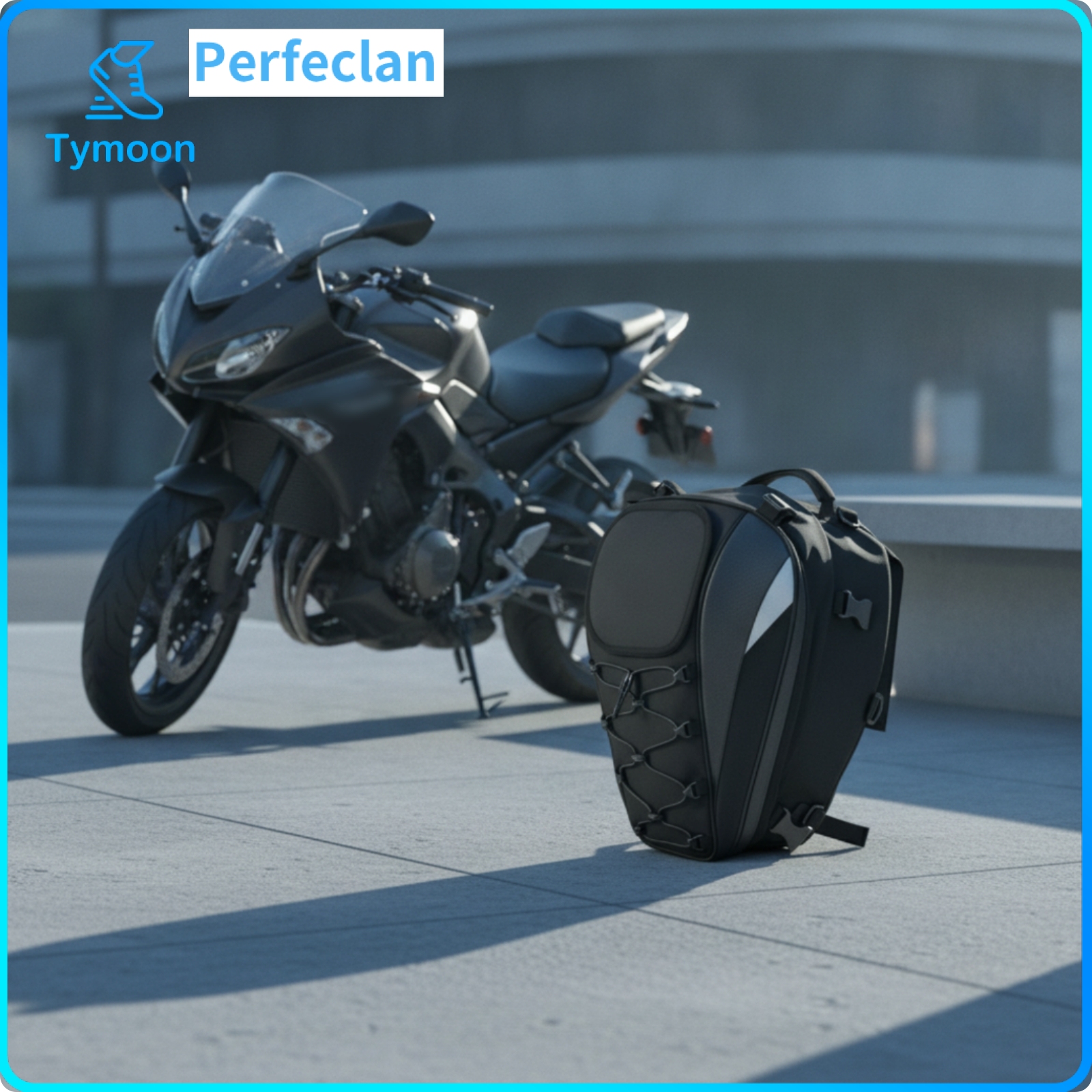 Perfeclan Expandable Motorcycle Tail Bag Streamlined Motorcycle Rear Seat Bag Long-Lasting Travel for Motorcyclists, Touring Riders, Daily Commuting Giá 725,530 Đồng*Miễn phí vận chuyển