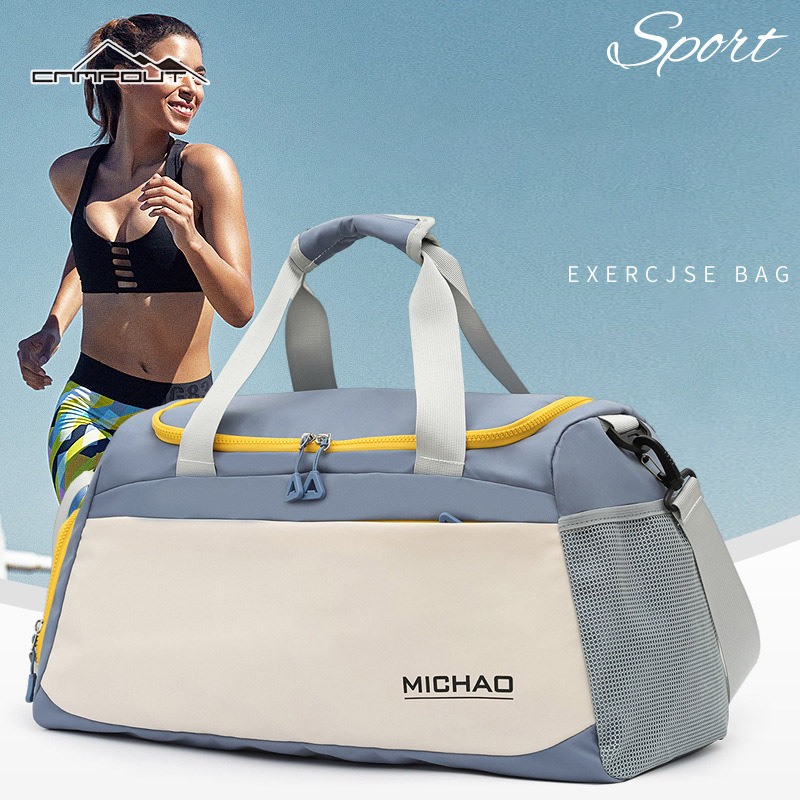 【CAMPOUT】Wet and dry gym bag, training bag, portable large-capacity waterproof sports bag