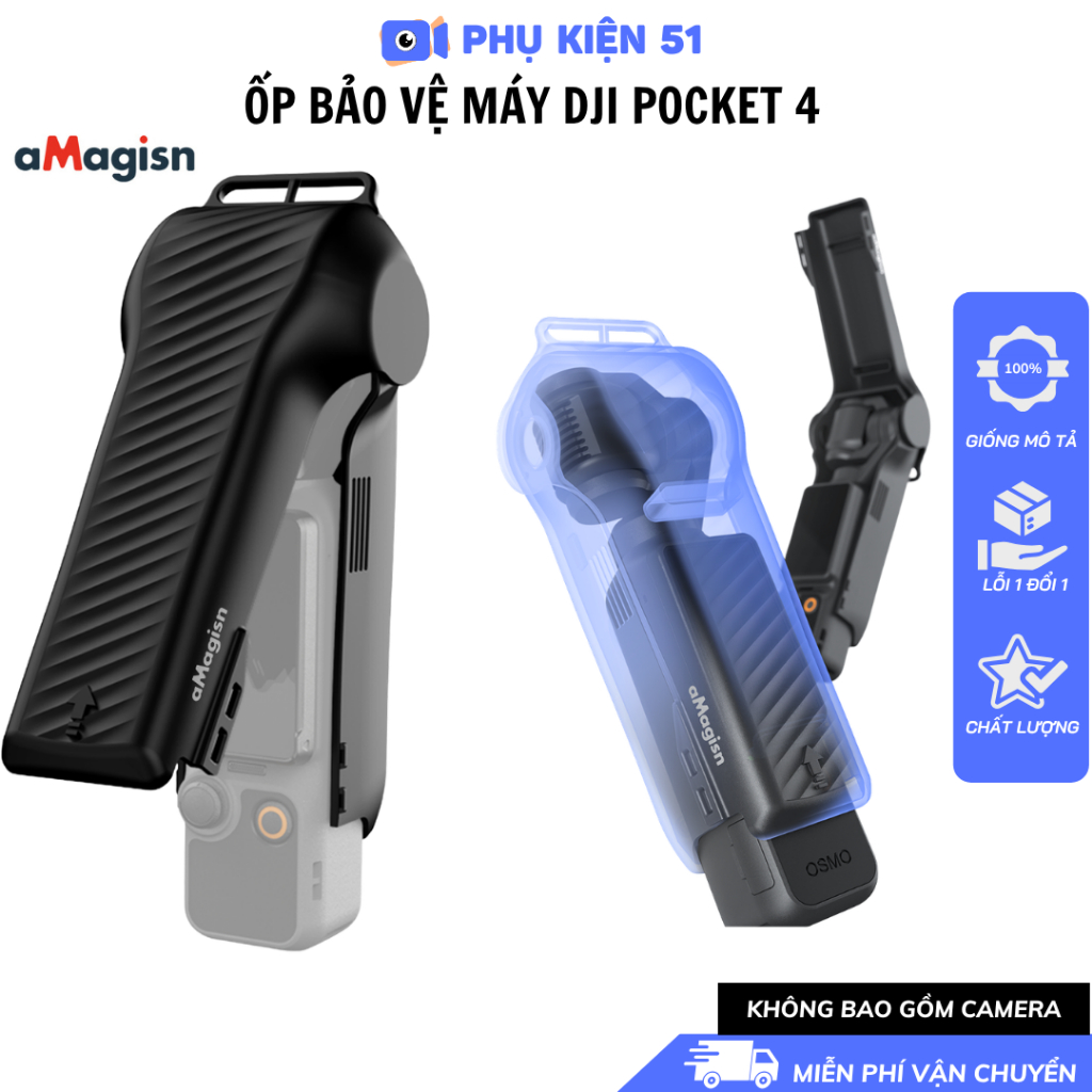 Ốp aMagisn bảo vệ Pocket 4 tránh va đập bảo vệ cụm gimbal