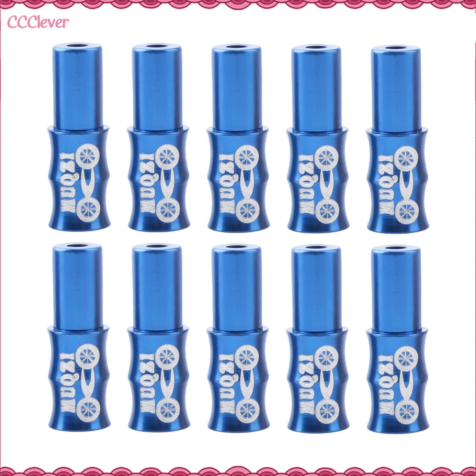 Ccclever 10x đường núi cáp xe đạp nút bọc lời khuyên Mũ kết thúc uốn bên trong dây bánh răng