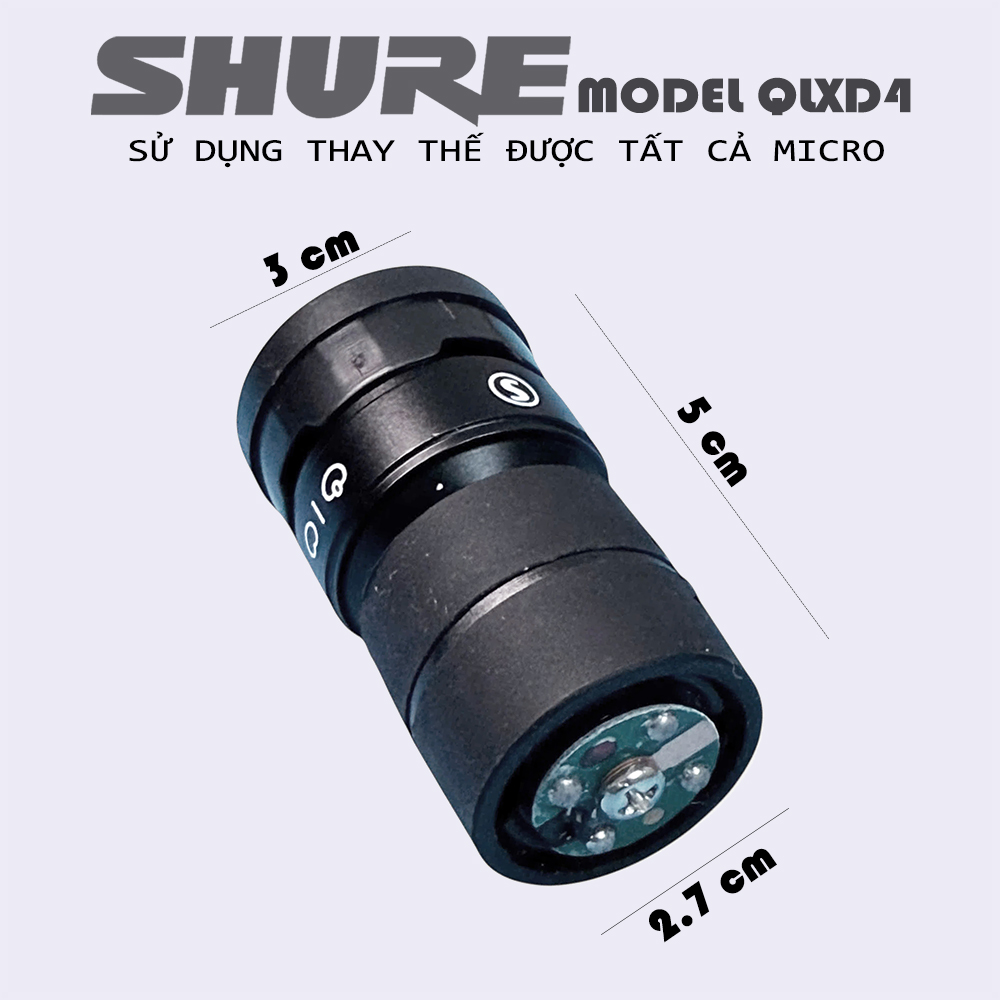 Củ Mic SHURE UGX 8 UGX 9 [ CHÍNH HÃNG ] Sử dụng được các dòng micro hãng shure Giá  279,000 Đồng*Miễn phí vận chuyển