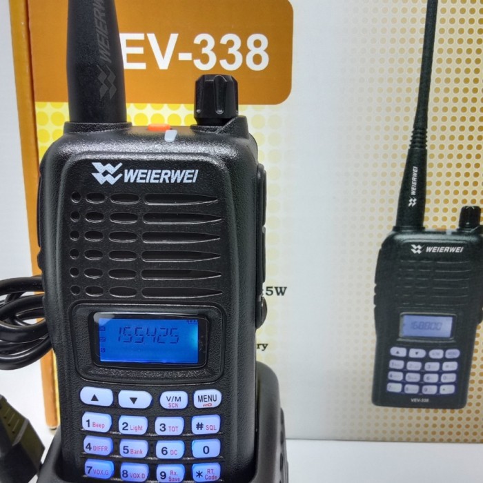 HT HANDY TALKIE WEIERWEI VEV-338 VHF Harga 825,000 rupiah*Gratis Ongkir