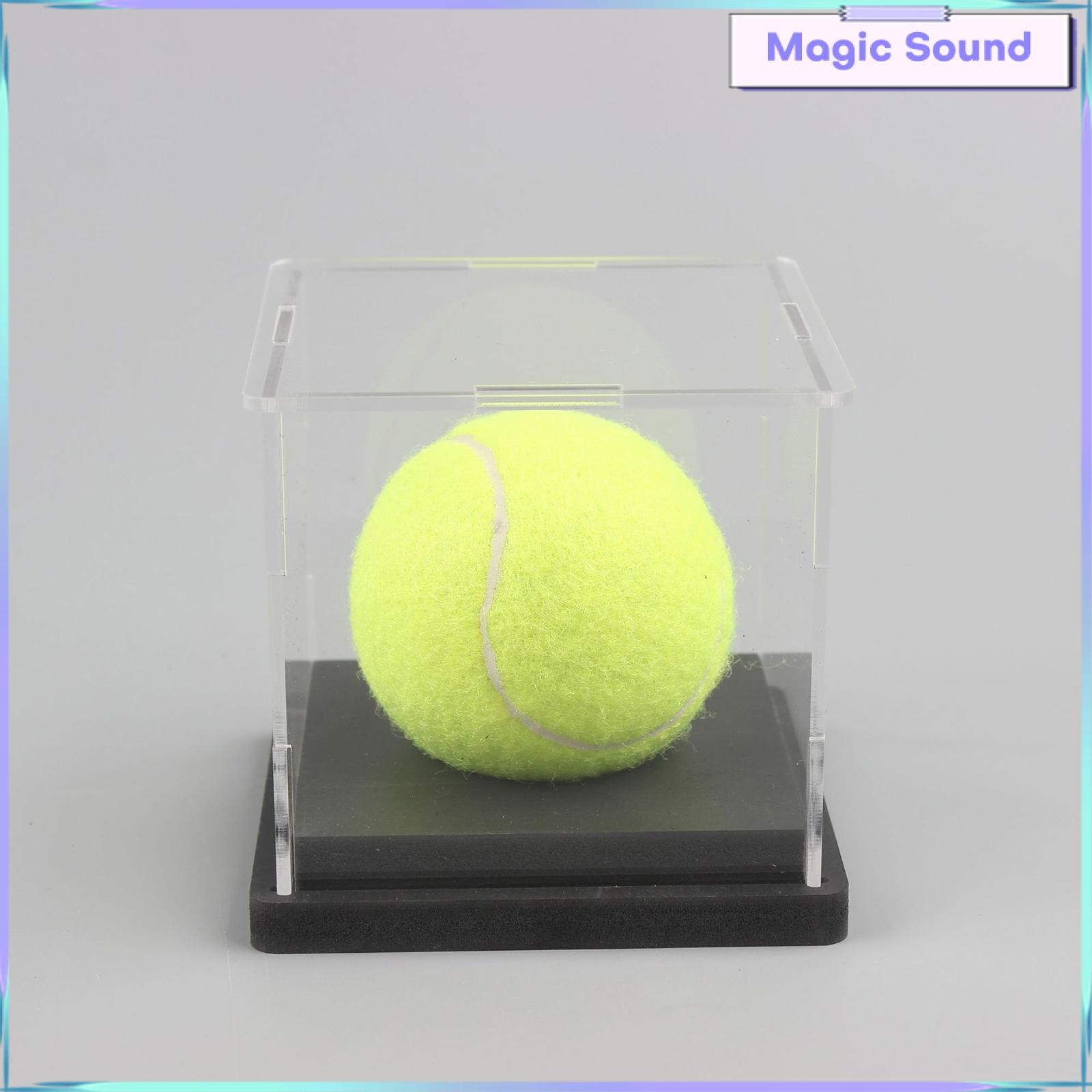 Âm thanh kỳ diệu bóng chày hiển thị trường hợp Acrylic 8.5 cm chống bụi vuông rõ ràng cho Golf sưu tầm kích thước chính thức memorabilia chữ ký