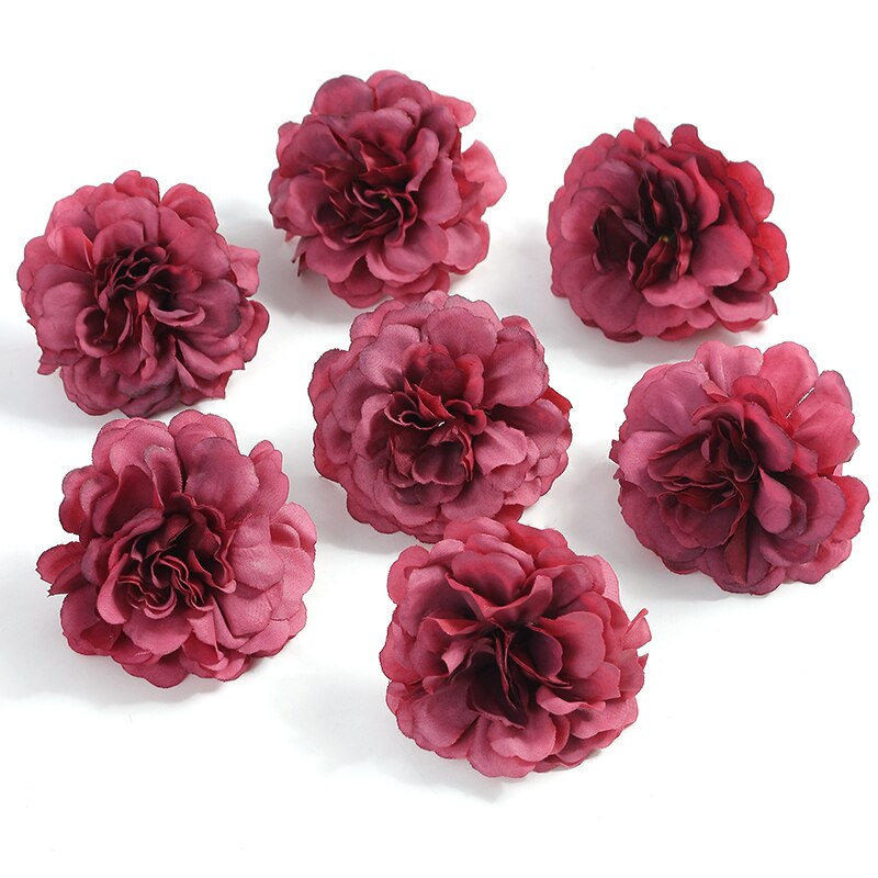 1 cái hoa hồng búp hoa giả 4.5cm hoa giả cho trang trí tiệc cưới trang trí nội thất Tự Làm Thủ công vòng hoa bánh Quà Tặng phụ kiện